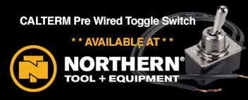 Calterm Pre-Wired toggle switch, available at Northern Tool & Equipment