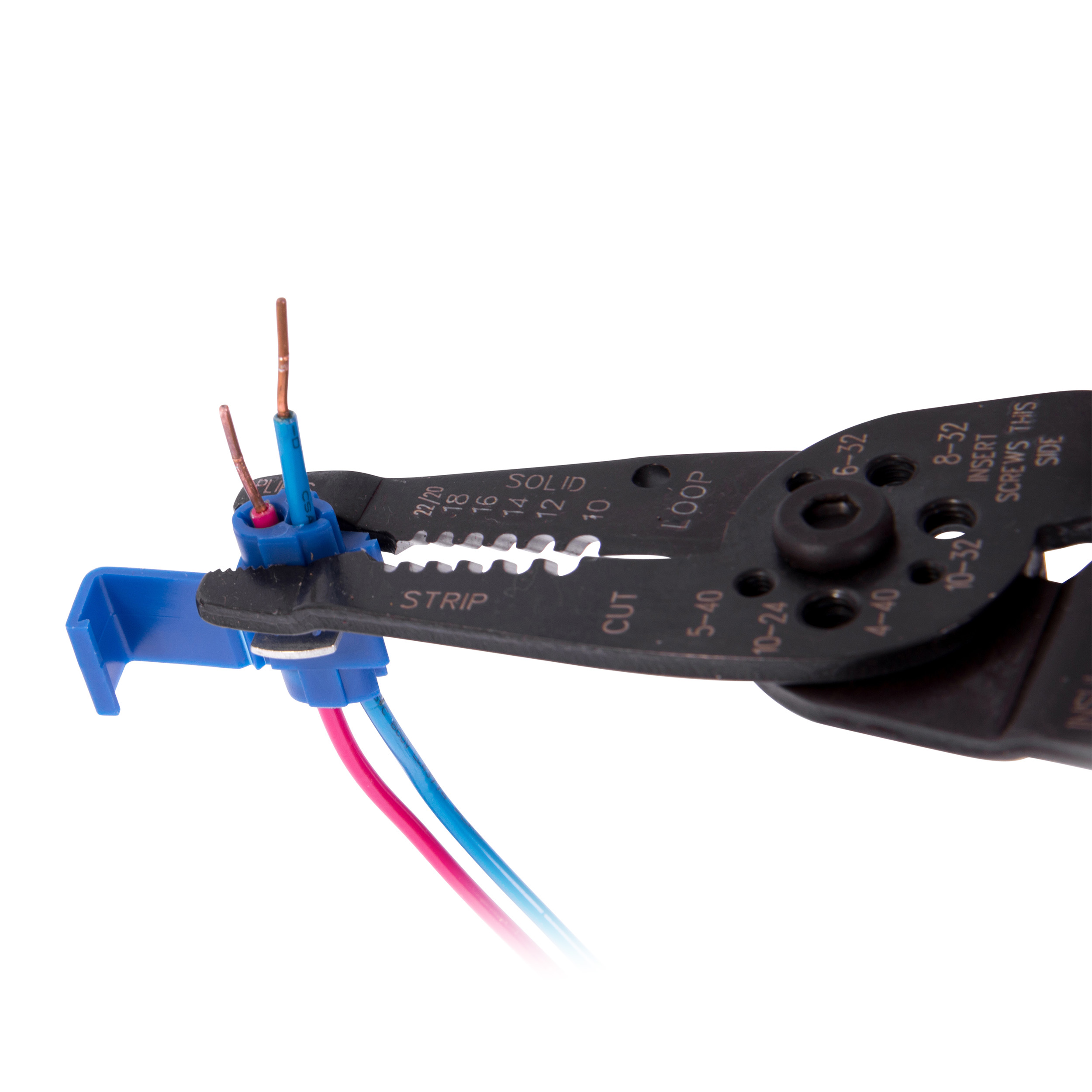 Package of 25 sets PVC Tap Splices for 16-14 AWG (2.0 mm²) Gauge Wire